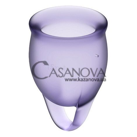 Основное фото Набор из 2 менструальных чаш Satisfyer Feel Confident фиолетовый