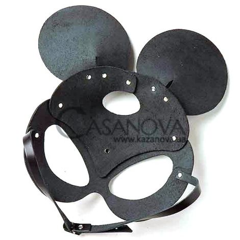 Основное фото Маска мышки DS Fetish Mickey Mouse Leather чёрная