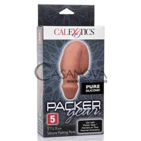 Основное фото Фаллоимитатор CalExotics Packer Gear коричневый 12,8 см