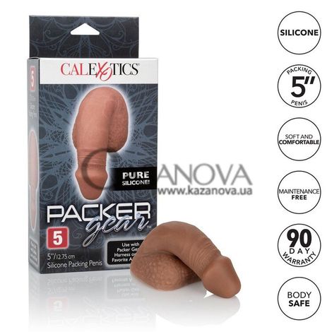 Основне фото Фалоімітатор CalExotics Packer Gear коричневий 12,8 см