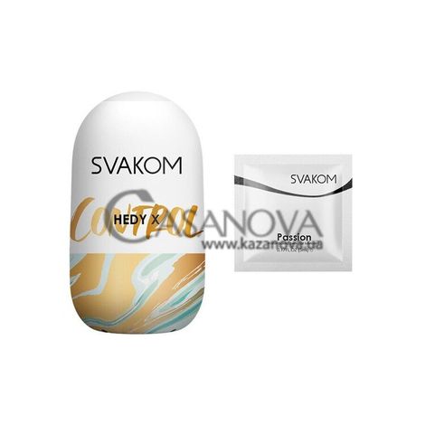 Основное фото Набор из 5 мастурбаторов-яиц Svakom Control Hedy X полупрозрачный