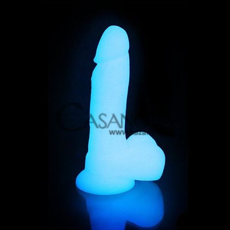 Основное фото Светящийся фаллоимитатор Lightsaber голубой 20 см
