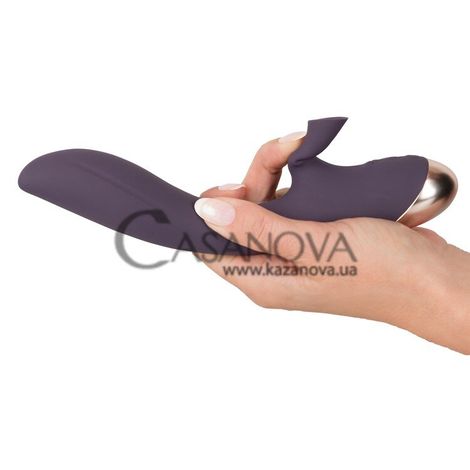 Основное фото Rabbit-вибратор Javida Sucking Vibrator пурпурный 21,1 см