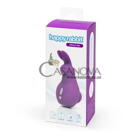 Основное фото Клиторальный вибратор Happy Rabbit Mini Ears Lovehoney фиолетовый 11,4 см