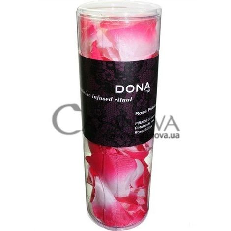 Основное фото Лепестки роз Dona Rose Petals бело-розовые 10 г