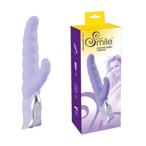 Основне фото Rabbit-вібратор Sweet Smile Rotating Rabbit Vibrator бузковий 27,5 см