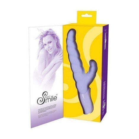 Основне фото Rabbit-вібратор Sweet Smile Rotating Rabbit Vibrator бузковий 27,5 см