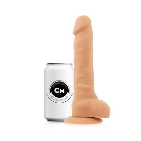 Основное фото Реалистичный фаллоимитатор на присоске Cock Miller 7,6&rdquo; CM912376 телесный 19,5 см