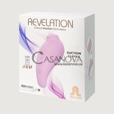 Основное фото Вакуумный стимулятор Adrien Lastic Revelation розовый 10,2 см