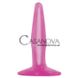 Дополнительное фото Анальная пробка Basix Rubber Works Mini Butt Plug розовая 10,8 см