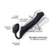 Дополнительное фото Безремневой страпон Strap-On-Me Silicone Bendable Strap-On Size XL телесный 15,8 см