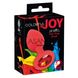 Дополнительное фото Анальная пробка Colorful Joy Jewel Red Plug Small красная 7,2 см