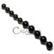 Додаткове фото Анальні буси Jumbo Jelly Thai Beads чорні 28 см