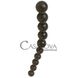 Дополнительное фото Анальные бусы Jumbo Jelly Thai Beads чёрные 28 см