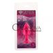 Додаткове фото Анальна пробка Crystal Anal Plug S рожева з оливковою 7,5 см