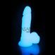 Дополнительное фото Светящийся фаллоимитатор Lightsaber голубой 20 см