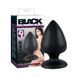 Додаткове фото Анальна пробка Black Velvets Extra чорний 14 см