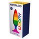 Додаткове фото Анальна пробка Wooomy Hiperloo Silicone Rainbow Plug L різнокольорова 13,1 см