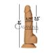 Дополнительное фото Реалистичный фаллоимитатор Naked Addiction 8" Silicone Dual Density Dildo на присоске телесный 20,3 см