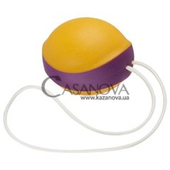 Основне фото Вагінальна кулька Amor Gym Ball Single жовто-фіолетова