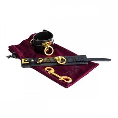 Основне фото Наручники Upko Luxury Italian Leather Handcuffs чорні
