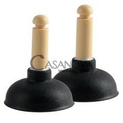Основное фото Стимуляторы для сосков Mini Nipple Plungers чёрно-телесные