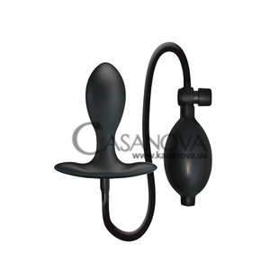 Основное фото Анальная расширяющаяся пробка Lybaile Pretty Love Inflable Anal Plug чёрная 9,1 см