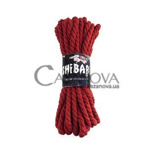 Основне фото Бавовняна мотузка для шибарі Feral Feelings Shibari Rope червона 8 м