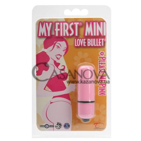Основное фото Вибропуля My First Mini Love Bullet розовая 5,7 см