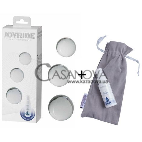 Основное фото Вагинальные шарики Joyride Love Products Premium GlassiX Set 19 прозрачные