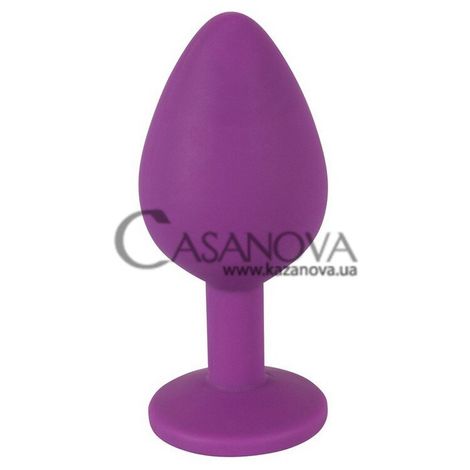 Основне фото Анальна пробка Colorful Joy Jewel Purple Plug Medium фіолетова 8 см