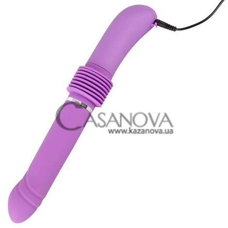 Основное фото Вибратор с функцией толчков Push it! Rechargeable Vibe фиолетовый 30 см