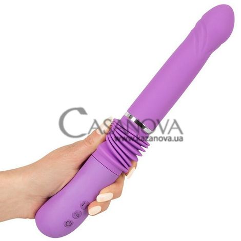 Основное фото Вибратор с функцией толчков Push it! Rechargeable Vibe фиолетовый 30 см
