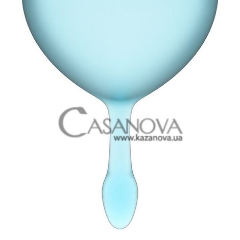Основное фото Набор из 2 менструальных чаш Satisfyer Feel Good голубой