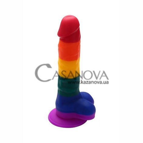 Основное фото Фаллоимитатор Colourful Love Dildo разноцветный 17,5 см