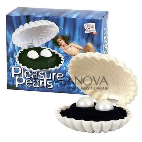 Основне фото Вагінальні кульки Pleasure Pearls білі 2 см