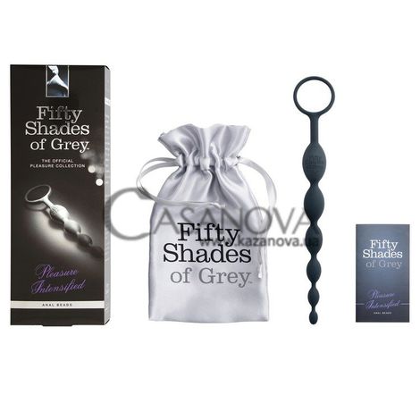 Основне фото Анальний ланцюжок Fifty Shades of Grey Pleasure Intensified чорний 25,4 см