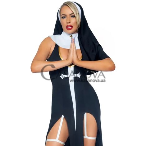 Основное фото Костюм монашки Sultry Sinner Nun Costume чёрный