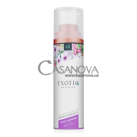 Основное фото Массажное масло Exotiq Massage Оil Lovely Lavender с ароматом лаванды 100 мл