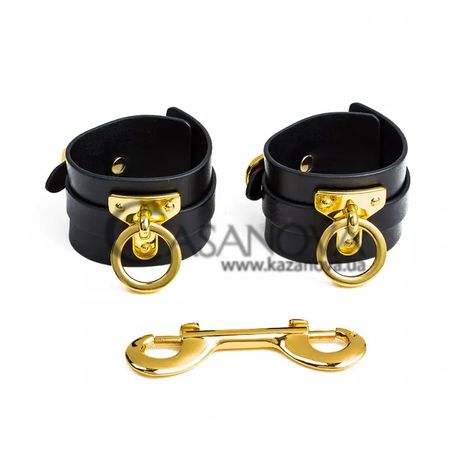 Основне фото Наручники Upko Luxury Italian Leather Handcuffs чорні