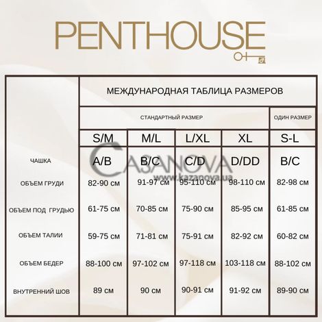 Основное фото Стринги с доступом Penthouse Hot Getaway розовые