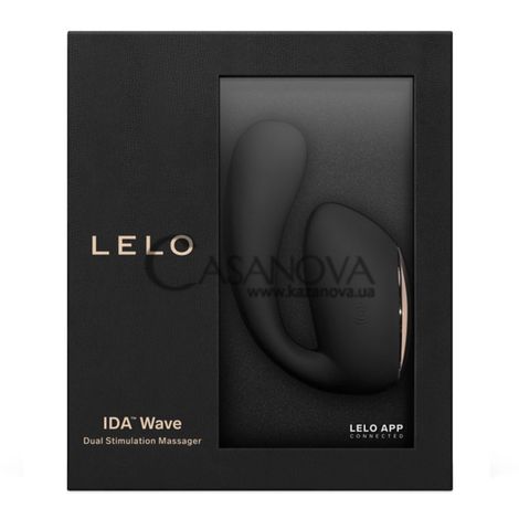 Основне фото Вагінально-кліторальний стимулятор Lelo Ida Wave чорний 13 см