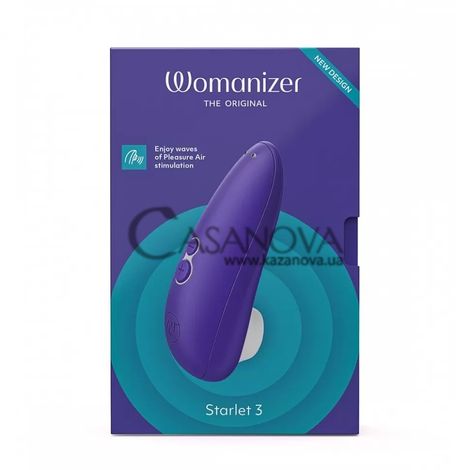 Основное фото Вакуумный клиторальный стимулятор Womanizer Starlet 3 фиолетовый 11,7 см