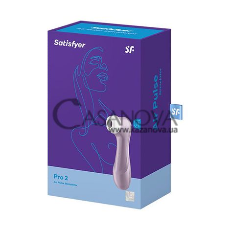 Основное фото Вакуумный стимулятор Satisfyer Pro 2 фиолетовый 17 см