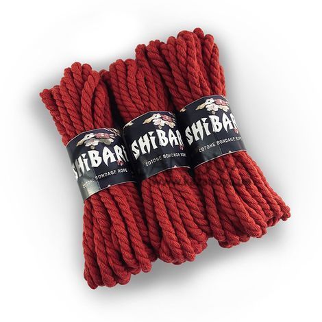 Основное фото Хлопковая верёвка для Шибари Feral Feelings Shibari Rope красная 8 м