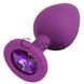 Додаткове фото Анальна пробка Colorful Joy Jewel Purple Plug Medium фіолетова 8 см