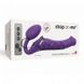 Дополнительное фото Безремневой страпон с вибрацией Strap-On-Me Vibrating Bendable Strap-On M фиолетовый 15,6 см