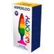 Додаткове фото Анальна пробка Wooomy Hiperloo Silicone Rainbow Plug M різнокольорова 11 см