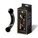 Додаткове фото Скляний фалоімітатор Secret Kisses 5,5 Handblown Double Ended чорний 13,9 см