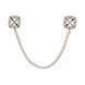 Дополнительное фото Зажимы на соски с цепочкой Bad Kitty Nipple Jewellery серебристые